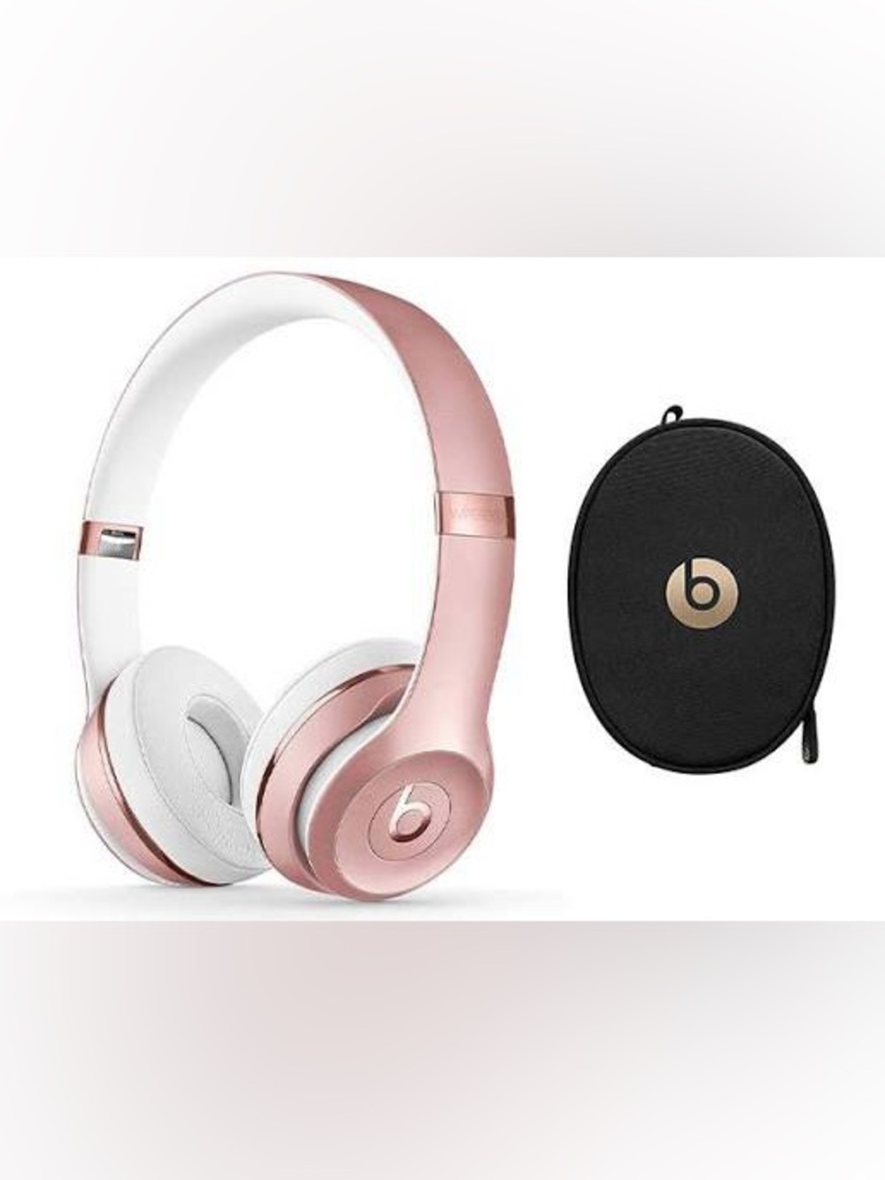 EUC Beats Solo3 Wireless On-Ear Headphones - Rose Gold